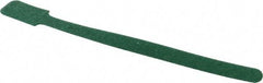 SpeedTech - 9" Long Green Nylon & Polyethylene Mountable Cable Tie - 40 Lb Tensile Strength, 2" Max Bundle Diam - Benchmark Tooling