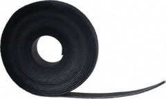 SpeedTech - 15' Long Black Nylon & Polyethylene Hook & Loop Strap - 50 Lb Tensile Strength - Benchmark Tooling