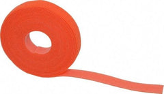 SpeedTech - 15' Long Orange Nylon & Polyethylene Hook & Loop Strap - 50 Lb Tensile Strength - Benchmark Tooling