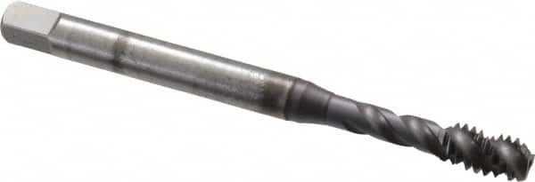Emuge - 1/4-20 UNC, 3 Flute, TiCN Finish Cobalt Fast Spiral Flute Tap - Benchmark Tooling