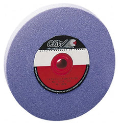 Camel Grinding Wheels - 120 Grit Aluminum Oxide Bench & Pedestal Grinding Wheel - 6" Diam x 1" Hole x 1" Thick, 4456 Max RPM, K Hardness, Fine Grade , Vitrified Bond - Benchmark Tooling
