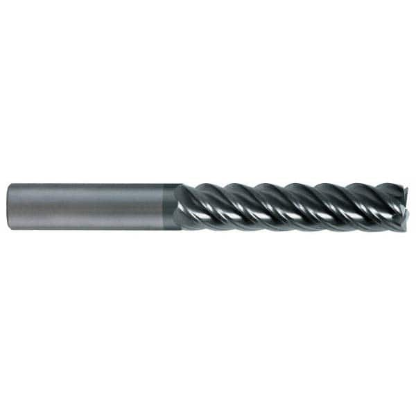 SGS - 5/8" Diam 5 Flute Solid Carbide 0.06" Corner Radius End Mill - Benchmark Tooling