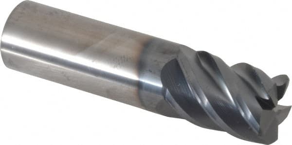 SGS - 3/4" Diam 5 Flute Solid Carbide 0.06" Corner Radius End Mill - Benchmark Tooling