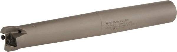Iscar - 1" Cut Diam, 0.118" Max Depth of Cut, 1" Shank Diam, Indexable Plunge End Mill - Straight Shank, HTP LNHT 1006 Insert Style, HTP-LN10 Toolholder Style, Through Coolant, Series TangPlunge - Benchmark Tooling