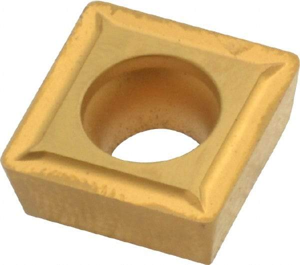 Value Collection - SPMT432 Grade TCN55 Carbide Turning Insert - TiN Finish, 90° Square, 1/2" Inscr Circle, 3/16" Thick, 1/32" Corner Radius - Benchmark Tooling