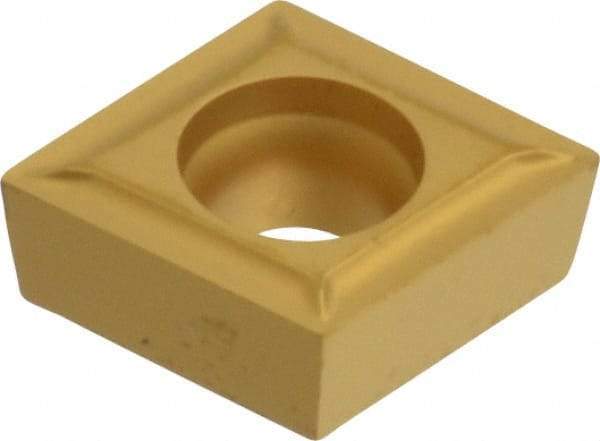Value Collection - CCMT32.50.5 Grade TCN55 Carbide Turning Insert - TiN Finish, 80° Diamond, 3/8" Inscr Circle, 5/32" Thick, 0.008" Corner Radius - Benchmark Tooling