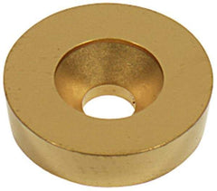 Value Collection - RD16 P Grade TCN55 Carbide Turning Insert - TiN Finish, Round, 1" Inscr Circle, 1/4" Thick - Benchmark Tooling