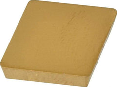 Value Collection - CPG422 Grade TCN55 Carbide Turning Insert - TiN Finish, 80° Diamond, 1/2" Inscr Circle, 1/8" Thick, 1/32" Corner Radius - Benchmark Tooling