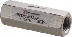 PRO-SOURCE - 1/8" Aluminum Check Valve - Inline, FNPT x FNPT - Benchmark Tooling