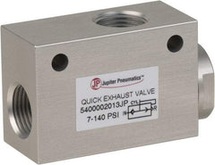 PRO-SOURCE - 3/8" NPT Quick Exhaust Valve - 3/8" Exhaust Port, 7.1 to 140.78 psi, Aluminum Alloy Material - Benchmark Tooling