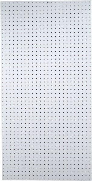 Triton - 48" Wide x 96" High Peg Board Storage Board - 1 Panel, Polypropylene, White - Benchmark Tooling