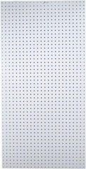 Triton - 48" Wide x 96" High Peg Board Storage Board - 1 Panel, Polypropylene, White - Benchmark Tooling