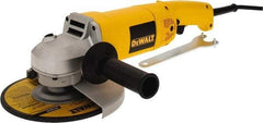 DeWALT - 7" Wheel Diam, 8,000 RPM, Corded Angle & Disc Grinder - 5/8-11 Spindle, 120 Volts, 13 Amps - Benchmark Tooling