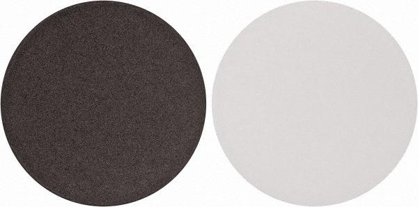 Tru-Maxx - 8" Diam, 100 Grit Aluminum Oxide Adhesive PSA Disc - Fine Grade, X Weighted Cloth Backing, For Stationary Disc Sanders - Benchmark Tooling