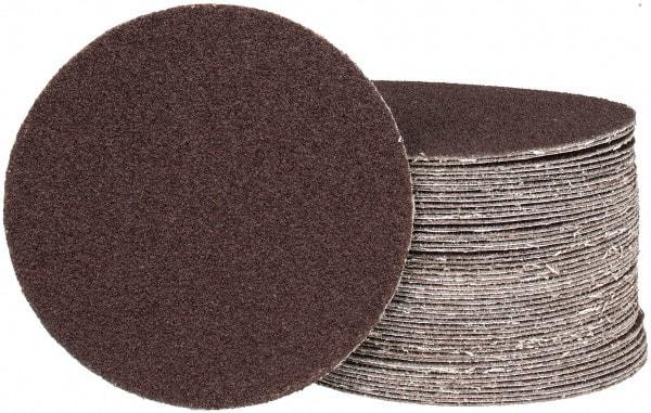 Tru-Maxx - 5" Diam, 60 Grit Aluminum Oxide Adhesive PSA Disc - Medium Grade, X Weighted Cloth Backing, For Dual-Action/Orbital Sanders, Right Angle/Vertical Shaft Portable Grinders - Benchmark Tooling