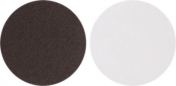 Tru-Maxx - 8" Diam, 40 Grit Aluminum Oxide Adhesive PSA Disc - Coarse Grade, X Weighted Cloth Backing, For Stationary Disc Sanders - Benchmark Tooling