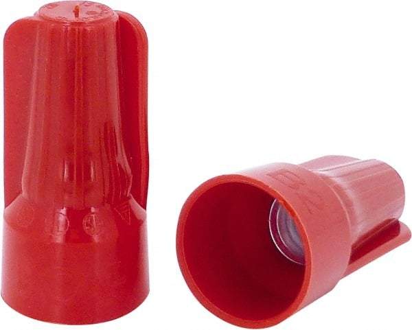 Ideal - 2, 18 to 5, 12 AWG, 600 Volt, Flame Retardant, Standard Twist on Wire Connector - Red, 221°F - Benchmark Tooling