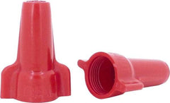 Ideal - 2, 18 to 4, 10 AWG, 600 Volt, Flame Retardant, Wing Twist on Wire Connector - Red, 221°F - Benchmark Tooling