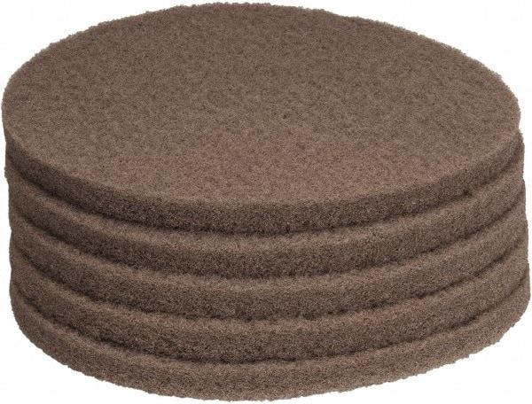 PRO-SOURCE - Polishing Pad - 15" Machine, Tan Pad, Polyester - Benchmark Tooling