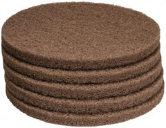 PRO-SOURCE - Polishing Pad - 14" Machine, Tan Pad, Polyester - Benchmark Tooling