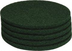 PRO-SOURCE - Stripping Pad - 17" Machine, Green Pad, Polyester - Benchmark Tooling