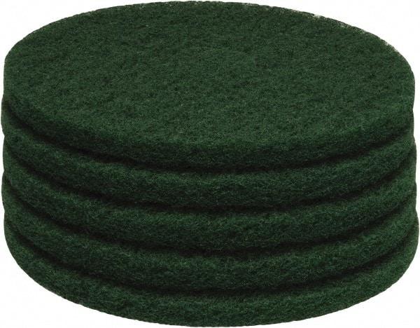 PRO-SOURCE - Stripping Pad - 15" Machine, Green Pad, Polyester - Benchmark Tooling