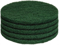 PRO-SOURCE - Stripping Pad - 14" Machine, Green Pad, Polyester - Benchmark Tooling