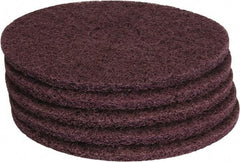 PRO-SOURCE - Stripping Pad - 14" Machine, Maroon Pad, Polyester - Benchmark Tooling