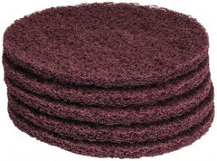 PRO-SOURCE - Stripping Pad - 13" Machine, Maroon Pad, Polyester - Benchmark Tooling