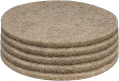 PRO-SOURCE - Polishing Pad - 20" Machine, Black Pad, Polyester - Benchmark Tooling