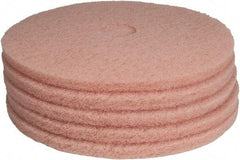 PRO-SOURCE - Polishing Pad - 20" Machine, Pink Pad, Polyester - Benchmark Tooling