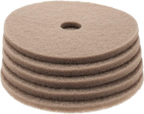 PRO-SOURCE - Polishing Pad - 20" Machine, Tan Pad, Polyester - Benchmark Tooling