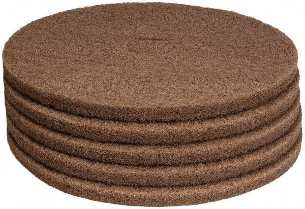 PRO-SOURCE - Polishing Pad - 19" Machine, Tan Pad, Polyester - Benchmark Tooling