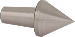 Riten - 5MT Taper, 1-1/2" Point Diam, Hardened Tool Steel Lathe Standard Point - 1-11/16" OAL - Benchmark Tooling