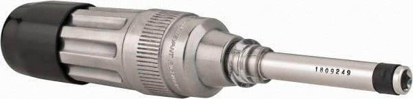 Sturtevant Richmont - 1 Piece, 0.8 to 4 N/m, Adjustable Torque Limiting Screwdriver - 7-3/4" OAL, 1/4" Drive, 2 In/Lb Graduation - Benchmark Tooling