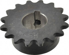 Browning - 16 Teeth, 3/8" Chain Pitch, Chain Size 35, Finished Bore Sprocket - 3/4" Bore Diam, 1.922" Pitch Diam, 2.11" Outside Diam - Benchmark Tooling