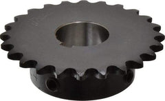 Browning - 24 Teeth, 3/8" Chain Pitch, Chain Size 35, Finished Bore Sprocket - 1" Bore Diam, 2.873" Pitch Diam, 3.07" Outside Diam - Benchmark Tooling