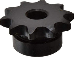 Browning - 10 Teeth, 1/2" Chain Pitch, Chain Size 40, Finished Bore Sprocket - 1/2" Bore Diam, 1.618" Pitch Diam, 1.84" Outside Diam - Benchmark Tooling