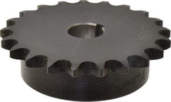 Browning - 21 Teeth, 1/2" Chain Pitch, Chain Size 40, Finished Bore Sprocket - 3/4" Bore Diam, 3.355" Pitch Diam, 3.62" Outside Diam - Benchmark Tooling