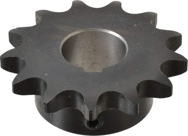 Browning - 13 Teeth, 5/8" Chain Pitch, Chain Size 50, Finished Bore Sprocket - 1" Bore Diam, 2.612" Pitch Diam, 2.91" Outside Diam - Benchmark Tooling