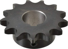 Browning - 13 Teeth, 5/8" Chain Pitch, Chain Size 50, Finished Bore Sprocket - 1" Bore Diam, 2.612" Pitch Diam, 2.91" Outside Diam - Benchmark Tooling