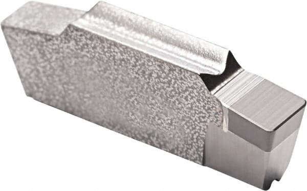 Seco - 1303LCGN Grade CBN010, 0.118" Cutting Width PCBN Grooving Insert - 0.118" Max Depth of Cut, Neutral, 0.016" Corner Radius - Benchmark Tooling