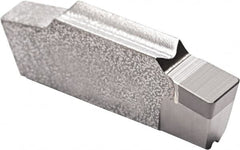 Seco - 1303LCGN Grade CBN010, 0.118" Cutting Width PCBN Grooving Insert - 0.118" Max Depth of Cut, Neutral, 0.016" Corner Radius - Benchmark Tooling