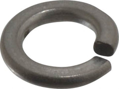 Value Collection - #10, 0.047" Thick Split Lock Washer - 316 Stainless Steel, Uncoated, 0.193" Min ID, 0.2" Max ID - Benchmark Tooling