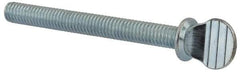 Value Collection - 5/16-18 Oval Shoulder Steel Thumb Screw - 3" OAL, 0.67" Head Height, Zinc-Plated Finish - Benchmark Tooling