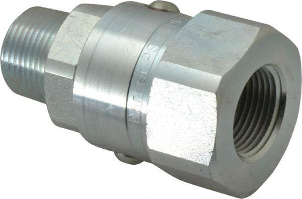 Parker - 3/4-14 NPTF Steel Hydraulic Hose Male NPT To Female NPT Swivel - 5,000 psi - Benchmark Tooling