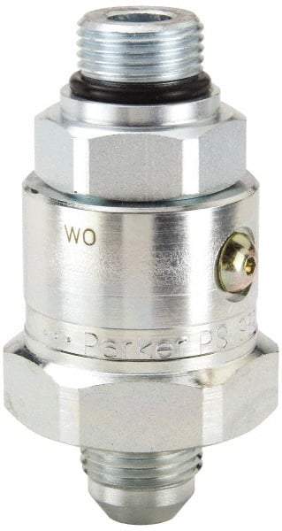 Parker - 3/4-16 SAE ORB to SAE JIC Steel Hydraulic Hose Male ORB To Male JIC Swivel - 5,000 psi - Benchmark Tooling