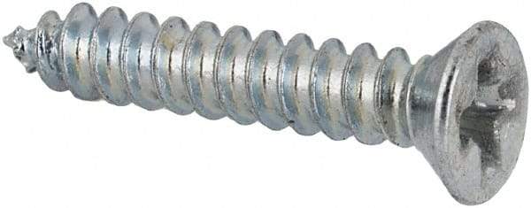 Value Collection - #2 Flat Head Phillips Sheet Metal Screw - Steel, 1/2" OAL, AISI 1016, ASME B18.6.3, ASME B18.6.4 & SAE J933, Grade 1016-1024 - Benchmark Tooling