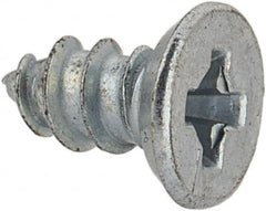 Value Collection - #4 Flat Head Phillips Sheet Metal Screw - Steel, 1/4" OAL, AISI 1016, ASME B18.6.3, ASME B18.6.4 & SAE J933, Grade 1016-1024 - Benchmark Tooling