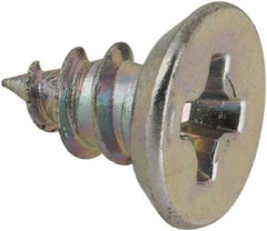Value Collection - #6 Flat Head Phillips Sheet Metal Screw - Steel, 1/4" OAL, AISI 1016, ASME B18.6.3, ASME B18.6.4 & SAE J933, Grade 1016-1024 - Benchmark Tooling